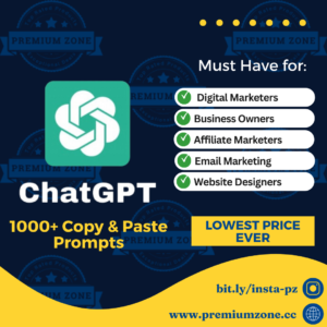 Chat GPT 1000+ Copy & Paste Prompts