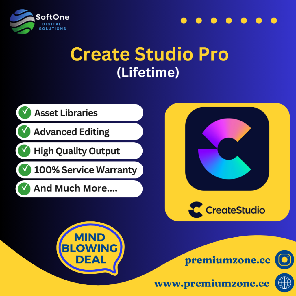 Create studio animation software lifetime windows premium zone